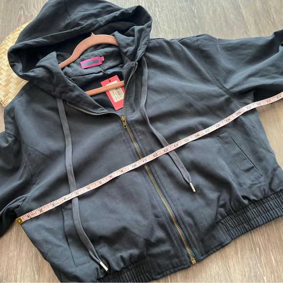 NWT edikted milly crop utility bomber jacket - Picture 5 of 6